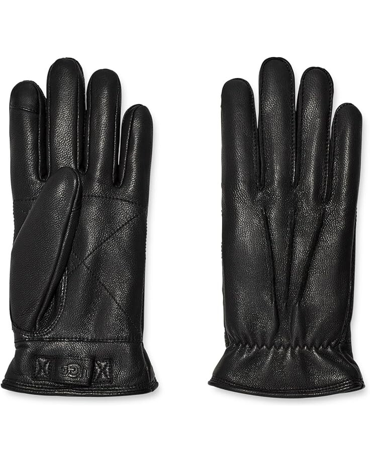 

Перчатки UGG 3 Point Leather Gloves, черный