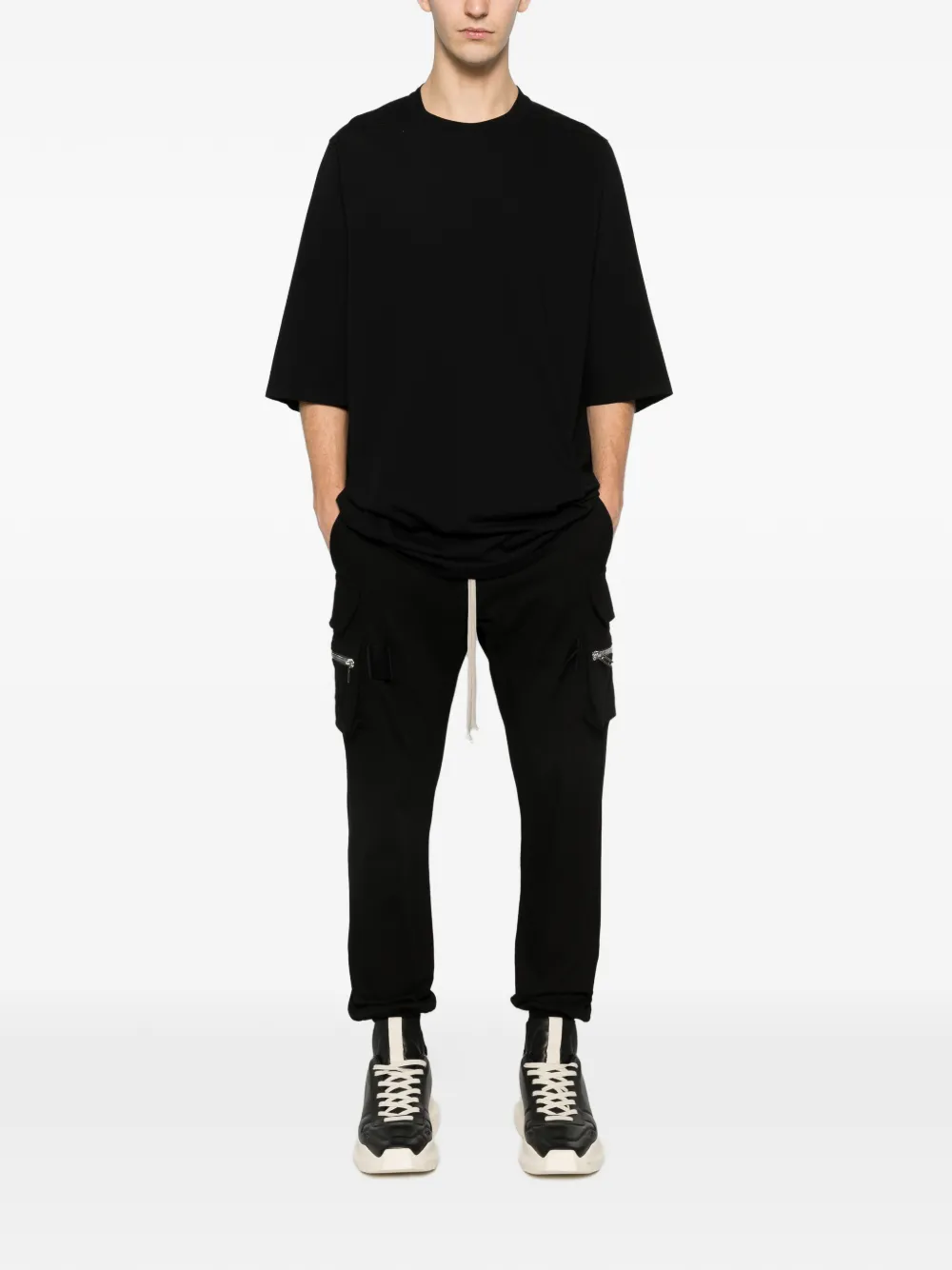 Брюки Matodon с застежкой-молнией на кармане и кулиской Rick Owens, черный — фото 2