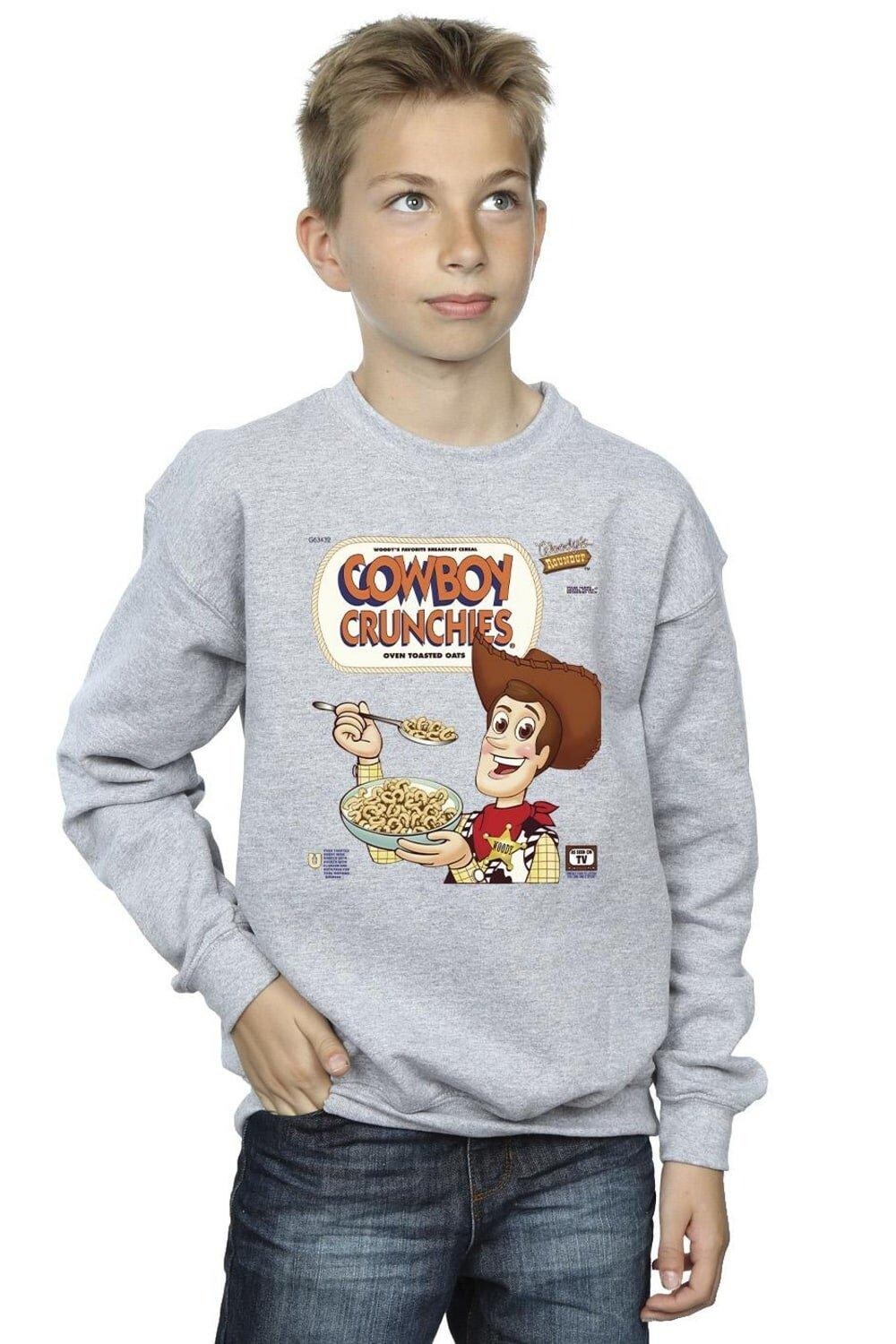 

Толстовка «История игрушек» Woody Cowboy Crunchies Disney, серый