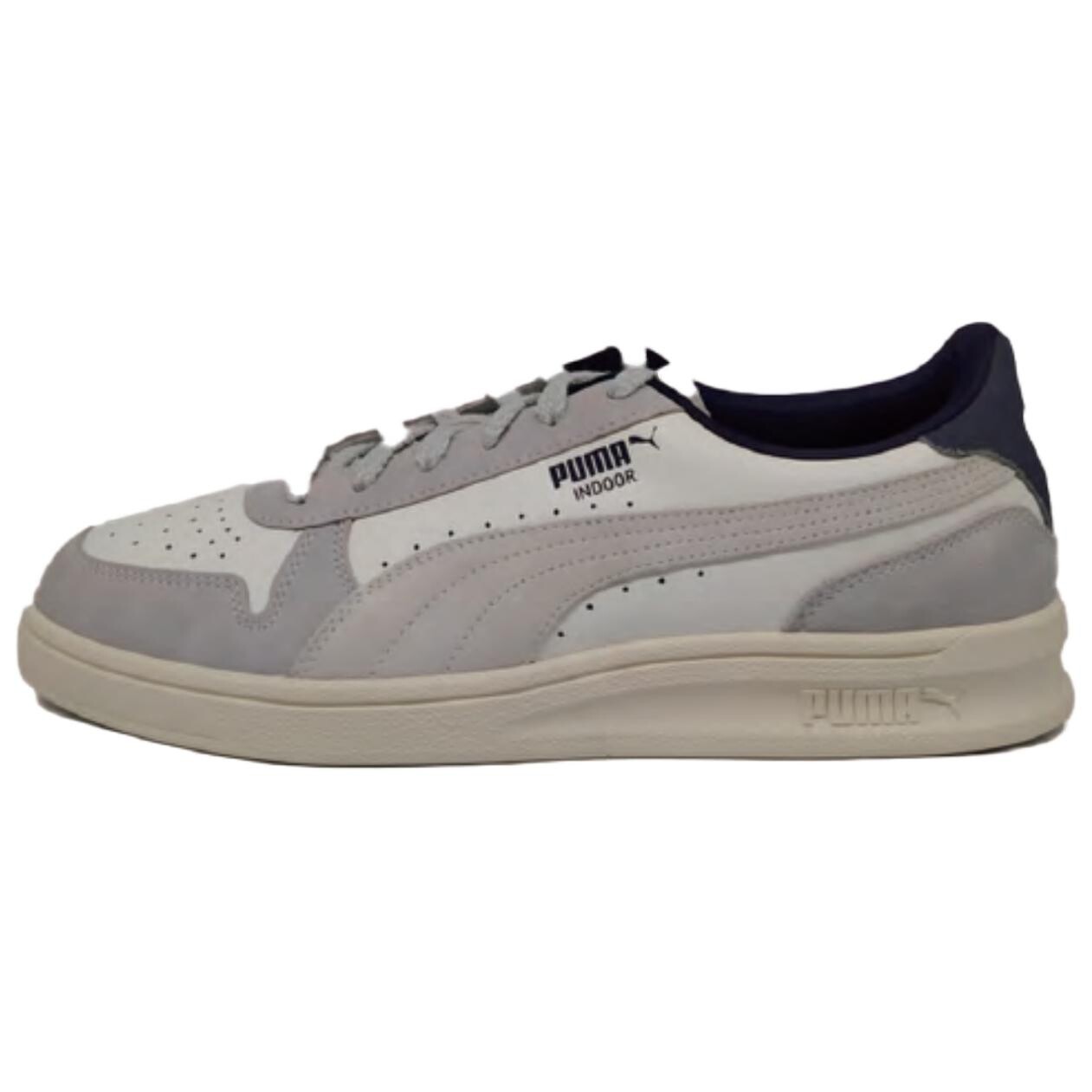 

Кроссовки для скейтбординга INDOOR Unisex Low-Top Бело-серо-темно-синий Puma
