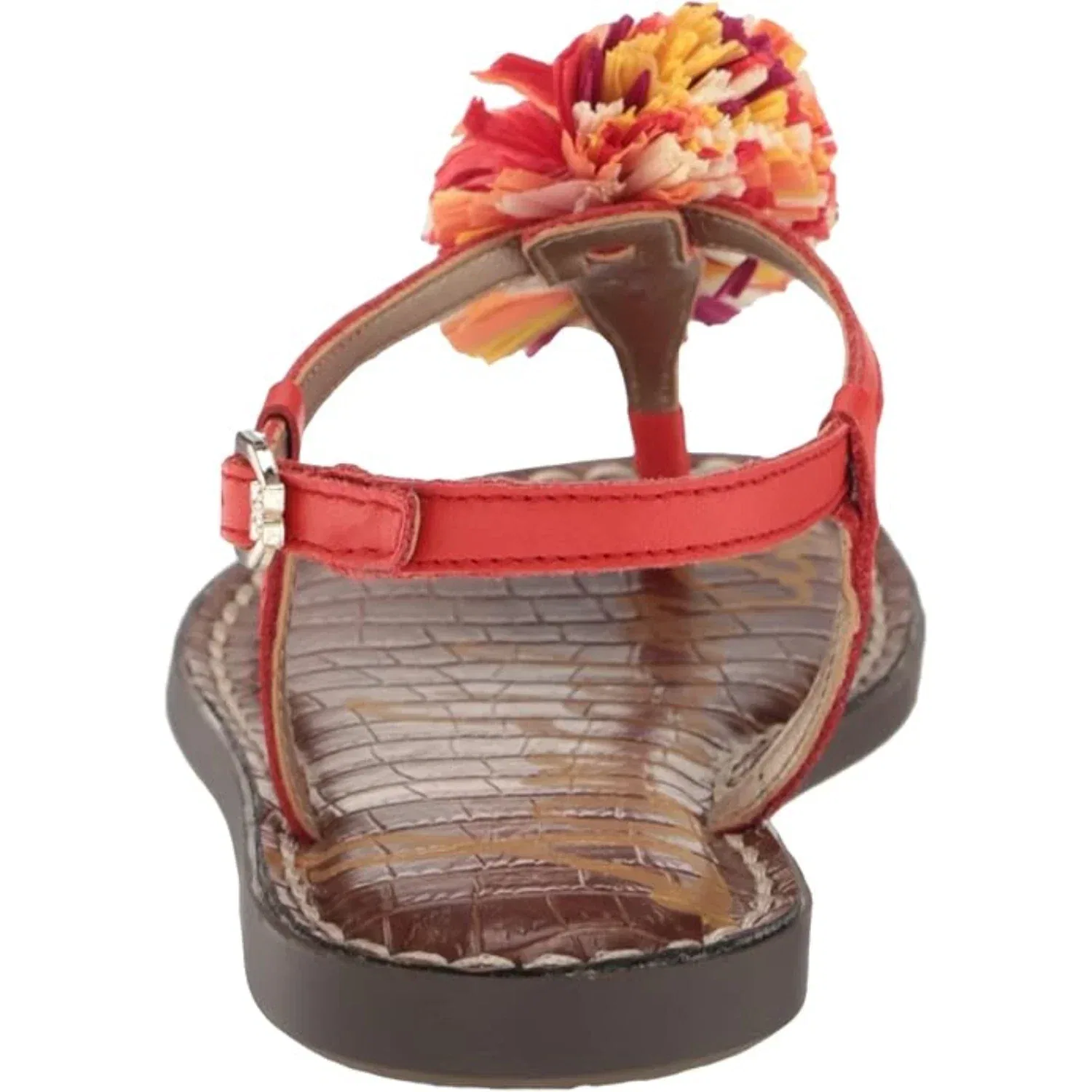 Детские мини-сандалии Sam Edelman Gillie, цвет Bright Poppy, с регулируемым ремешком, модель HAWK1004 — фото 3