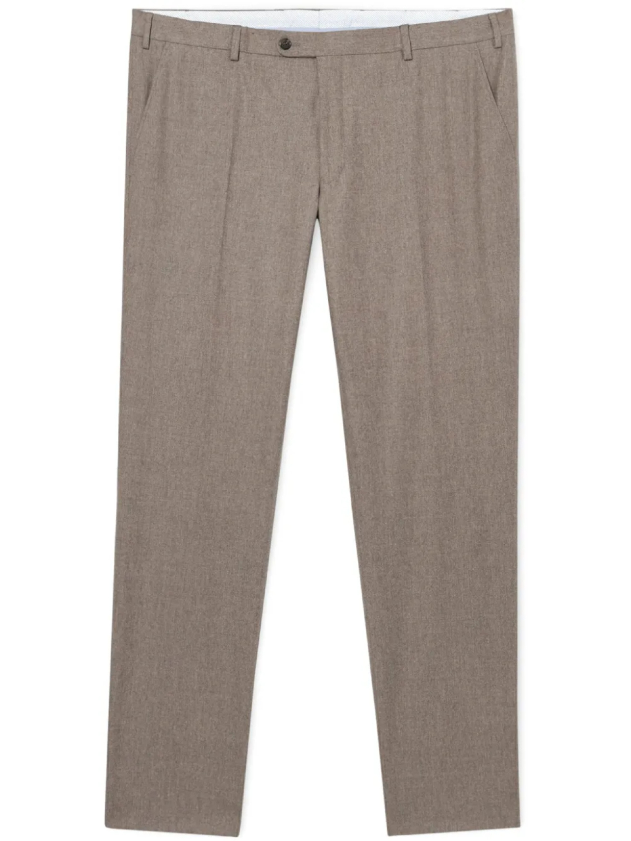 

Brooks Brothers зауженные брюки со складками, нейтральный