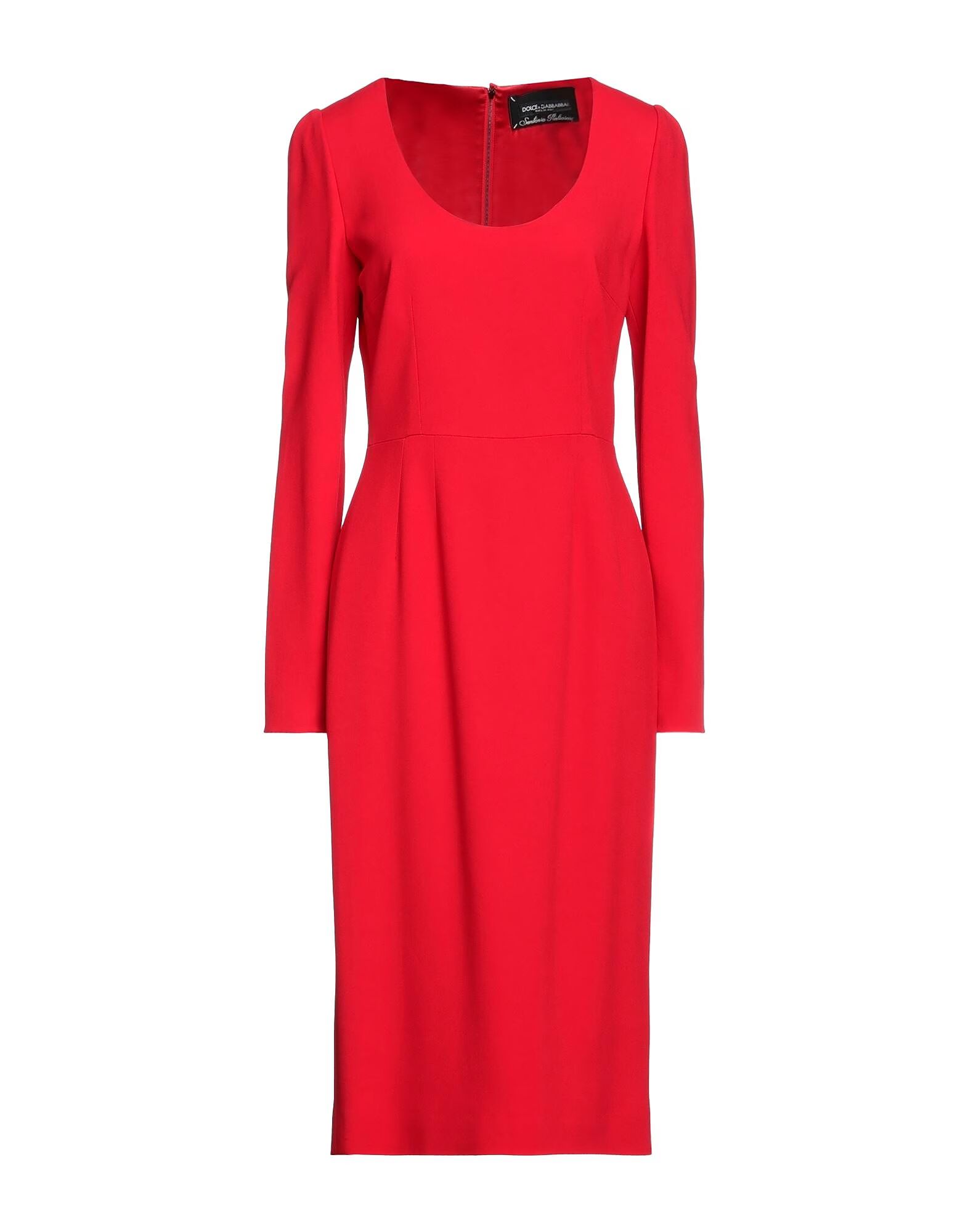 

Платье миди Dolce&Gabbana, красный