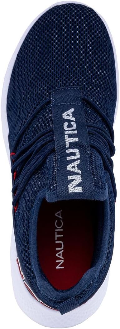 Мужские кроссовки Nautica с эластичной шнуровкой, удобные, повседневные, для прогулок, Navy Northview — фото 4