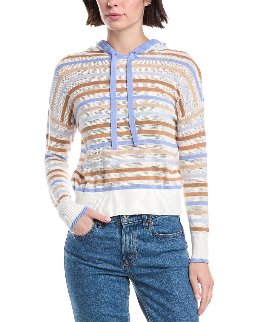 

Худи WISPR с радужными полосками из шелковой смеси, синий