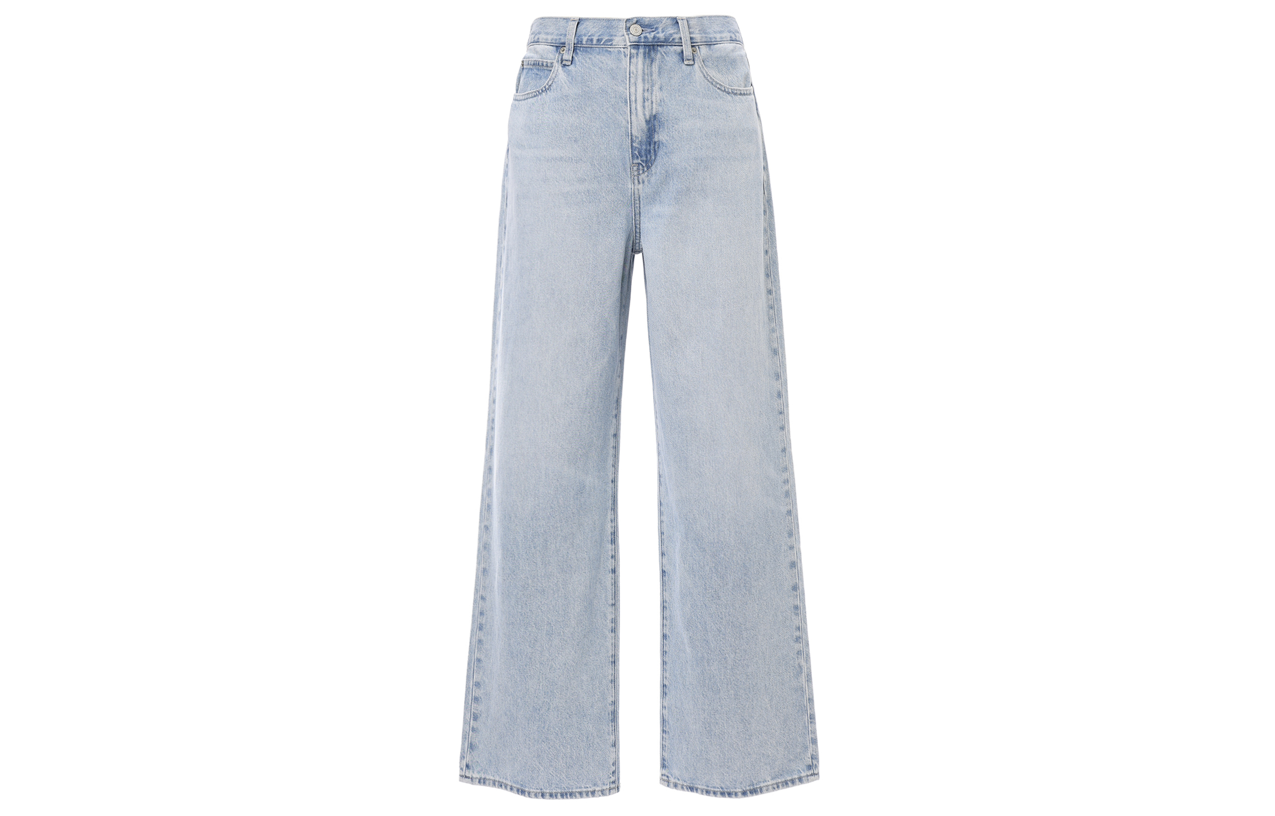 UNIQLO Джинсы женские Pink/Blue Moderate Straight Fit — фото 3
