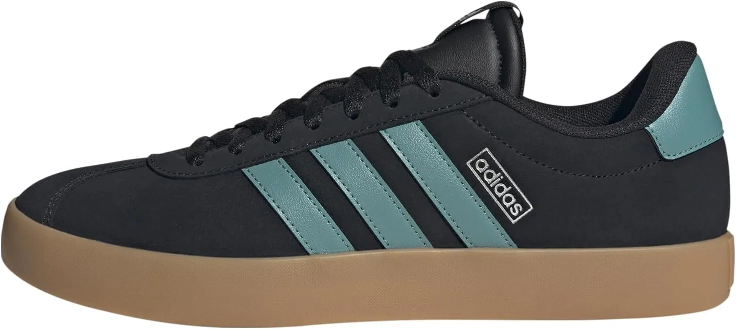Кроссовки мужские adidas VL Court 3.0, Black/Powder Teal/Silver Metallic