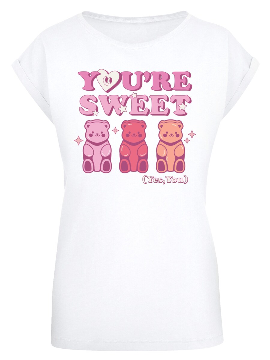 

Рубашка F4NT4STIC Valentinstag Youre Sweet Gummy Bears, белый