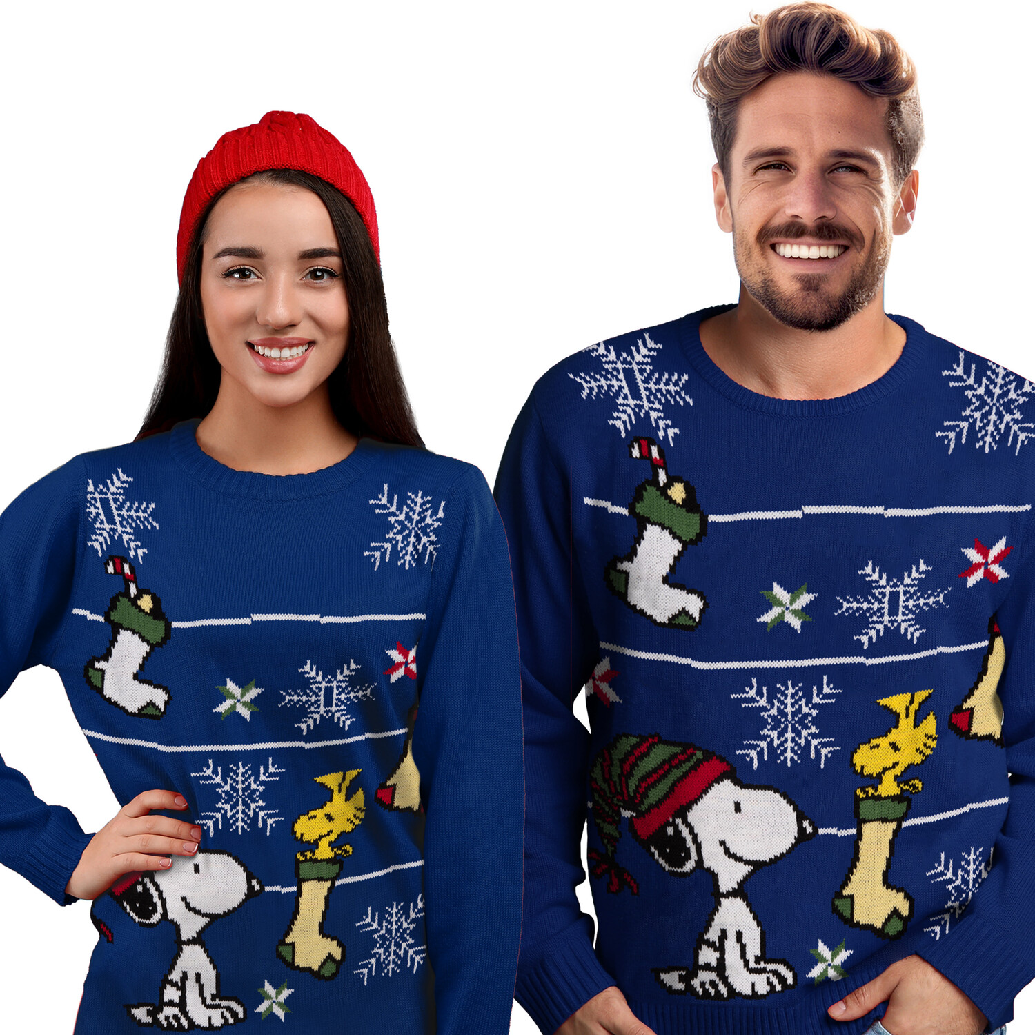

Пуловер United Labels The Peanuts Winter Snoopy, синий