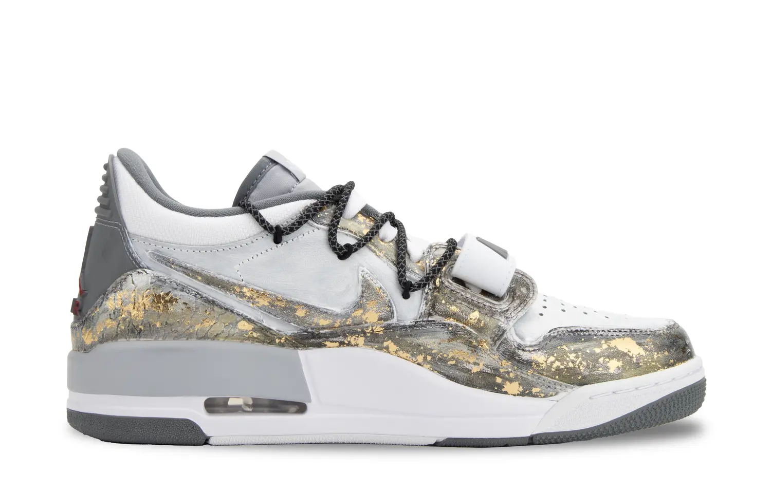 Jordan Legacy 312 River Soaked Moon, Black Flame Snake, устойчивые к истиранию низкие баскетбольные кроссовки в винтажном стиле для мужчин — фото 4