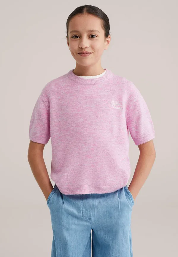 Простая футболка We Fashion, Pink — фото 2