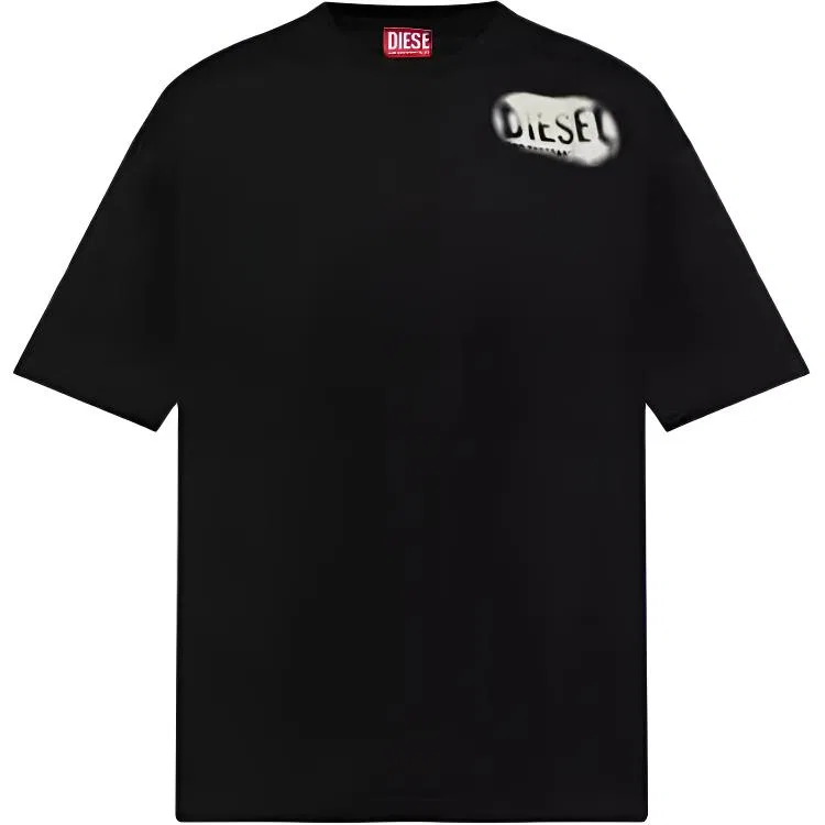 Футболка с круглым вырезом Diesel Black