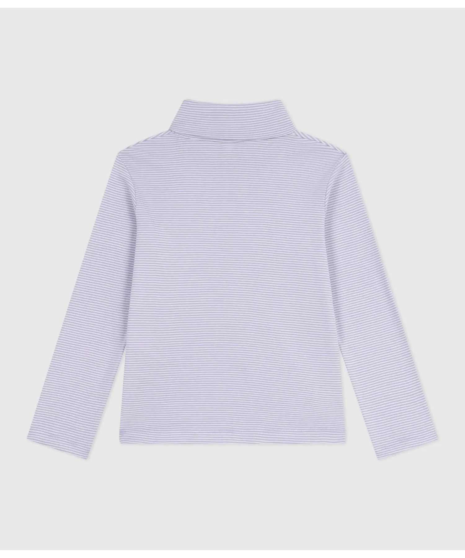 Детская футболка PETIT BATEAU с длинным рукавом и воротником-гольф — фото 2