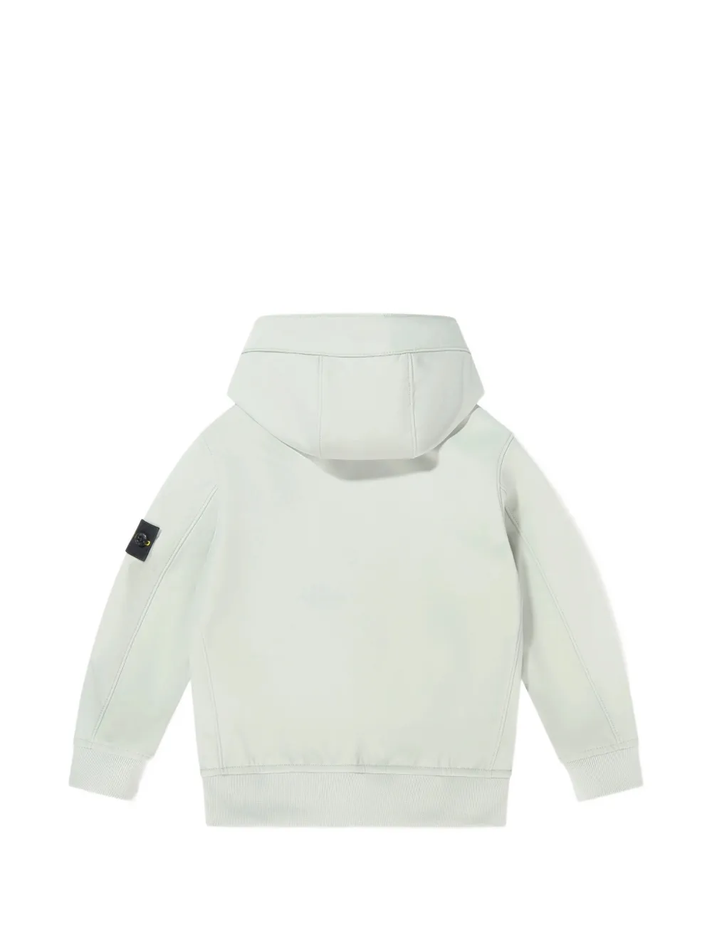 Куртка на пуговицах с капюшоном Stone Island Junior, серый — фото 2