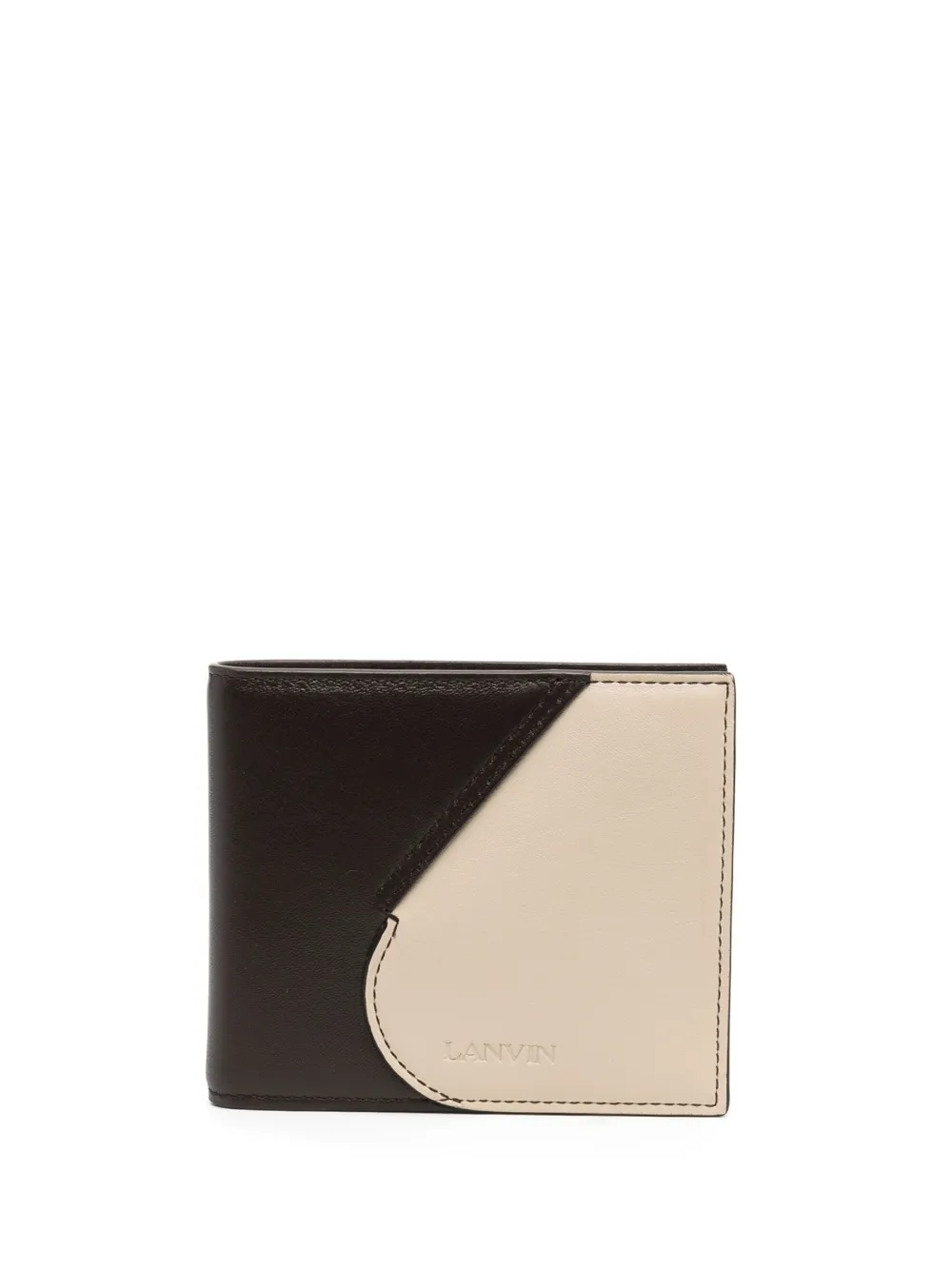 

Бумажник в двух тонах Lanvin, коричневый