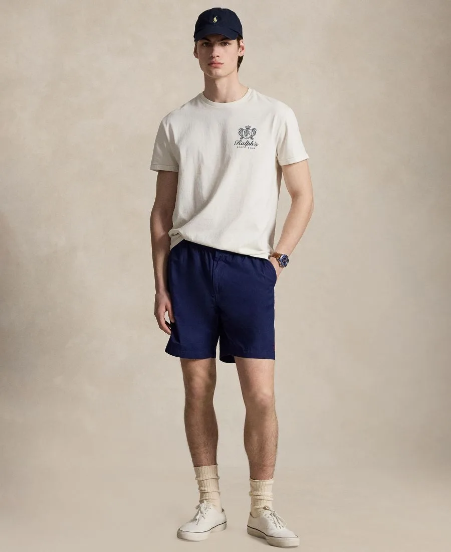 Мужские шорты из саржевой ткани Polo Ralph Lauren, spring темно-синий — фото 2