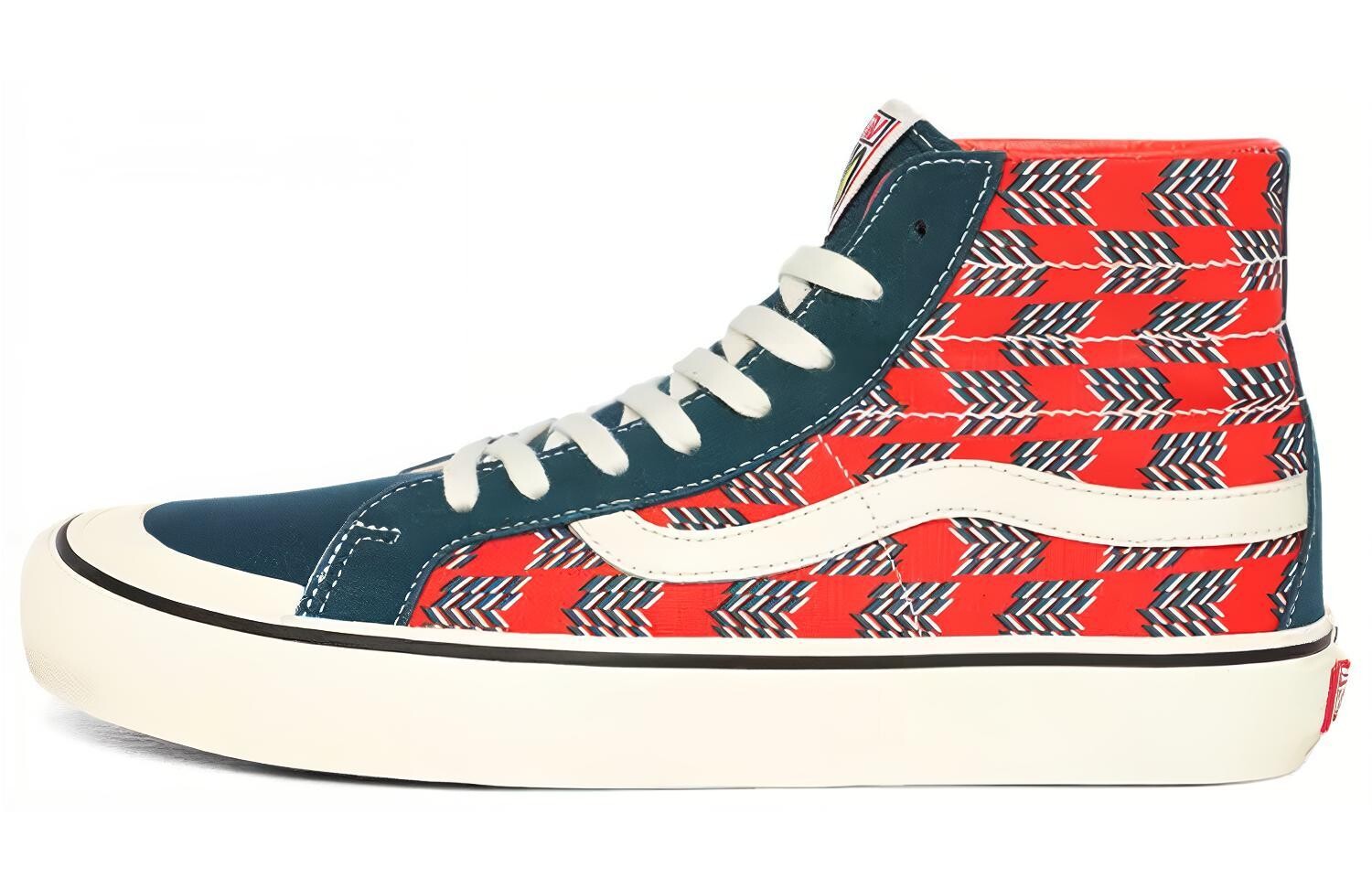 

Кроссовки Vans Mod Checkerboard SK8-Hi 138 Decon Sf Red Blue