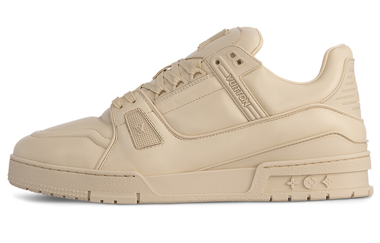 

LOUIS VUITTON Кроссовки для скейтбординга Trainer Low-Top, бежевые, мужские