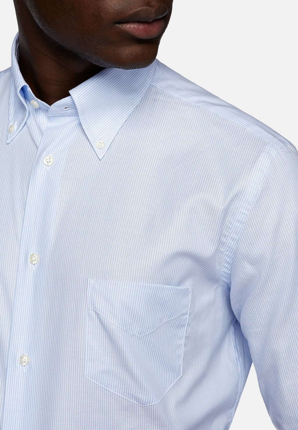 

Рубашка REGULAR FIT STRIPED Boggi Milano, светло-голубой