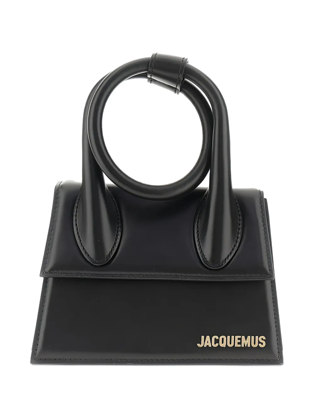 

Мини-сумка Chiquito с узлом на ручке JACQUEMUS, черный