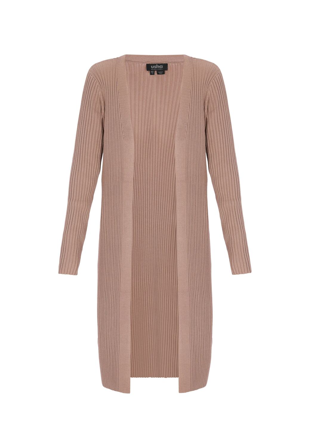 

Usha BLACK LABEL Кардиган вязаный в цвете мокко