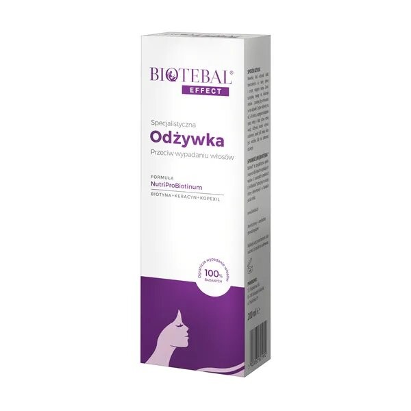 

Biotebal Effect, специализированный кондиционер против выпадения волос, 200 мл