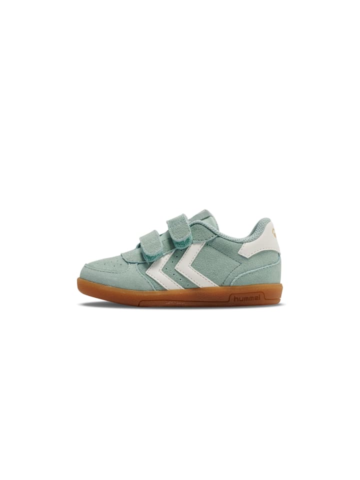 

Hummel Кроссовки Schnürsenkel Sneaker Victory Suede Lebensstil Kinder in FROSTY GREEN