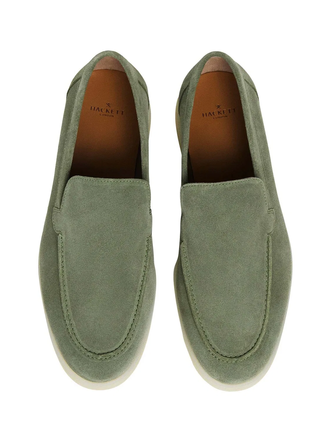 Мокасины 'Martin' Hackett London, Light Green — фото 2