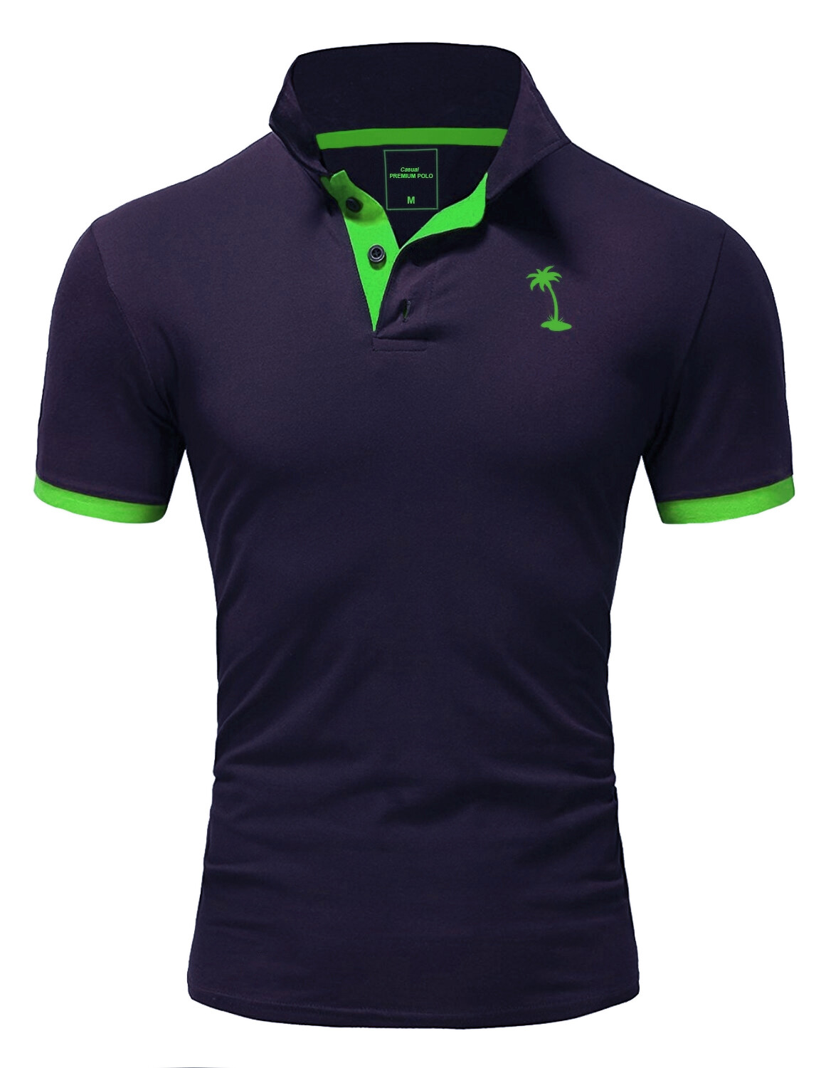 

Поло behype EDIN, цвет Navy-Green