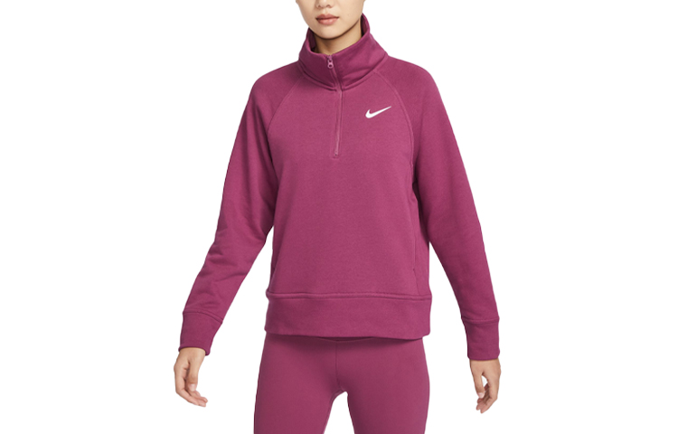 Nike Мужская толстовка с четвертью молнией, Red Sandalwood Red — фото 3