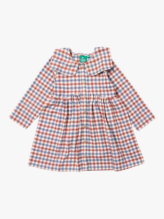 

Детское платье с длинными рукавами из хлопка Little Green Radicals, Multi