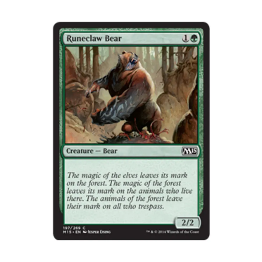 

CCG Рунный коготь-медведь (С) (Фольга), MTG - Magic 2015