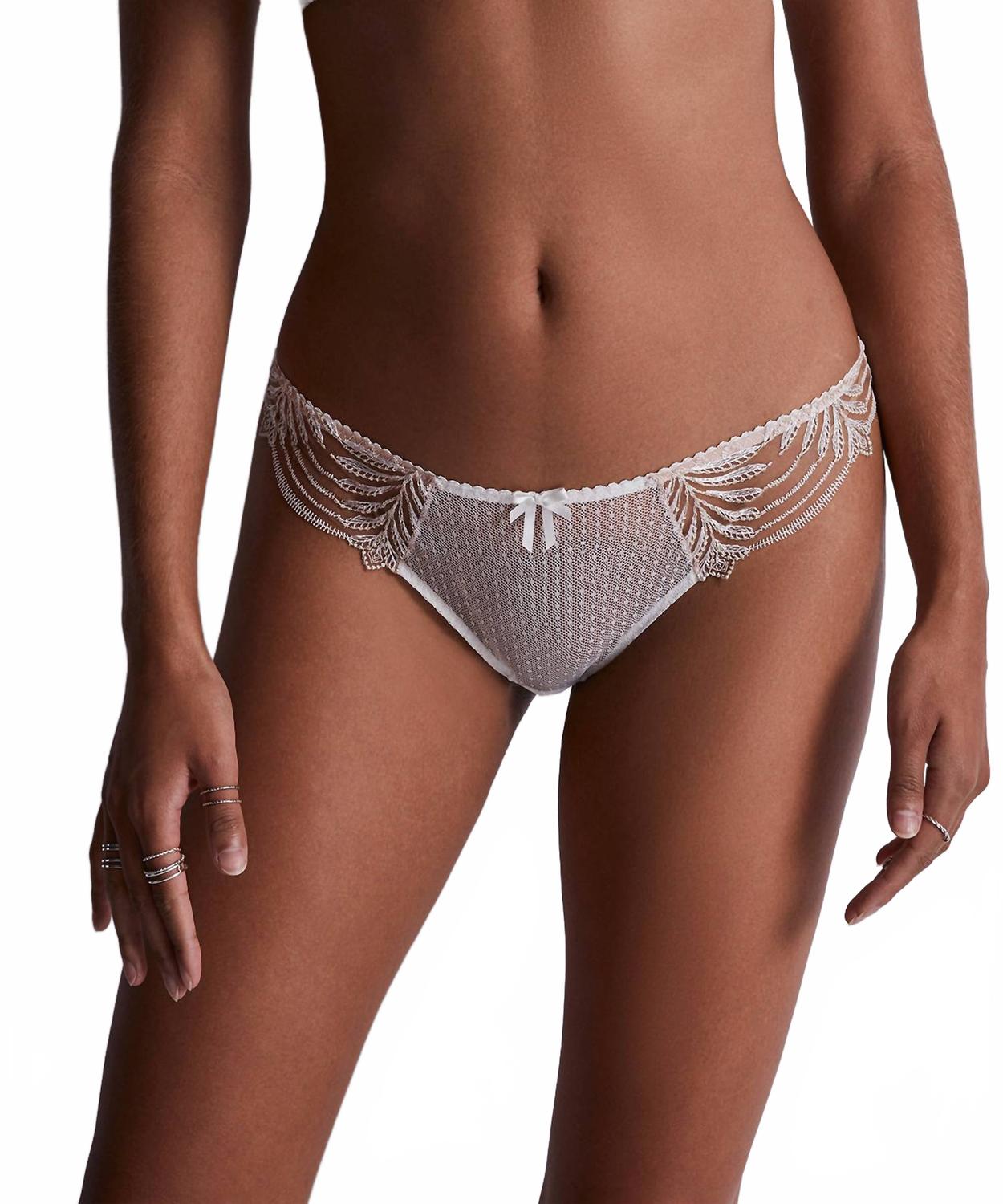 

Hypnolove Итальянские трусики с золотыми перьями Aubade, золотой