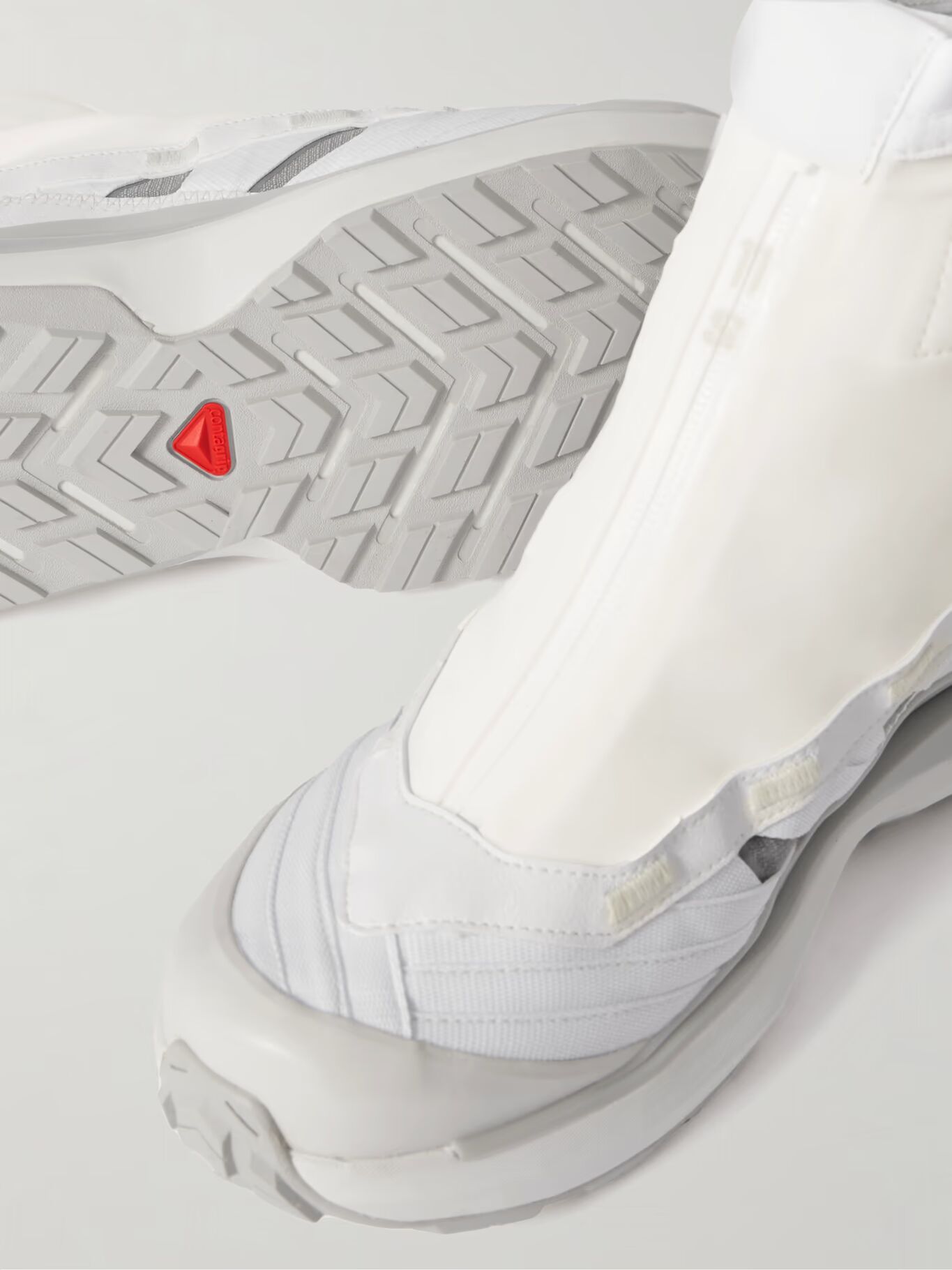 

11 от Бориса Биджана Сабери 11S Footwear AB2. Высокие кроссовки GTX GORE-TEX Tech-Jersey, Ripstop и Faux Leather SALOMON, белый
