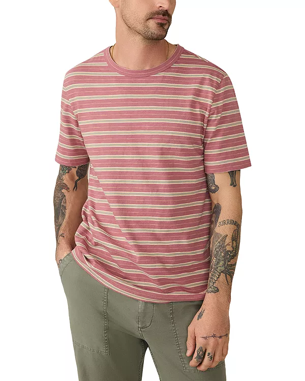 

Футболка, выцветшая на солнце Faherty, красный