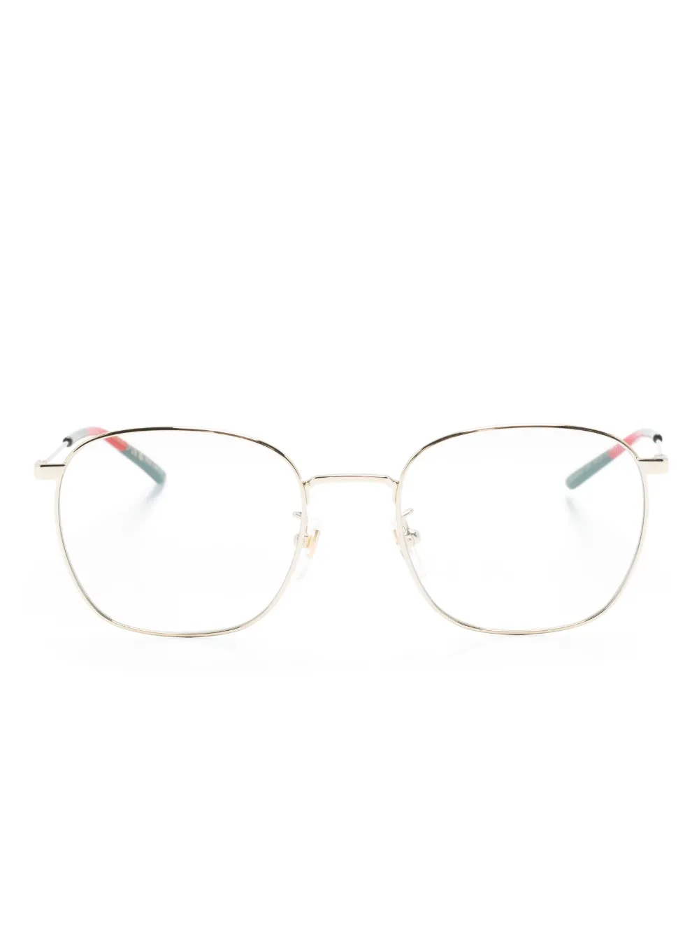 

Очки в квадратной оправе Gucci Eyewear, золотой