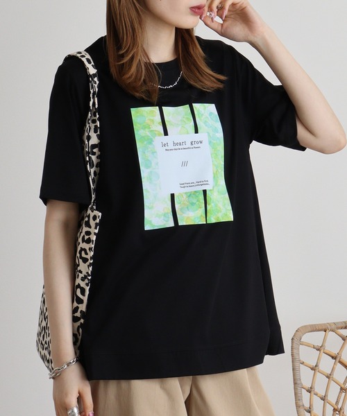 

Футболка с принтом BRODIAEA, черный