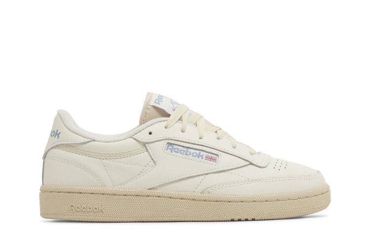 Кроссовки Reebok Wmns Club C 85 'Chalk Vintage Blue', белый — фото 2