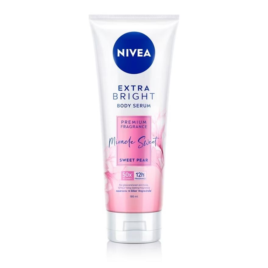 

Nivea Экстра-яркая сыворотка для тела Premium Fragrance Miracle Sweet Sweet Pear 180 мл, Pink