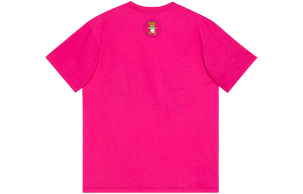 Футболка kai x crossover ss21 loose round neck short sleeve purple red Gucci, красный — фото 2