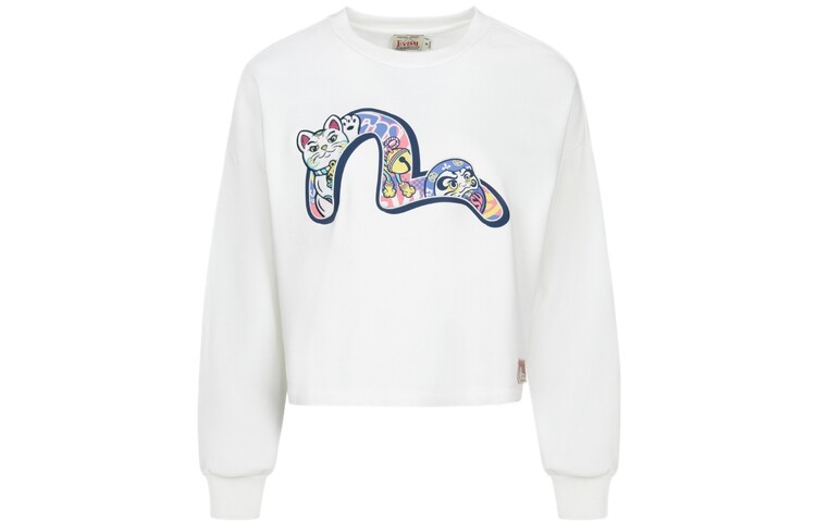 

Толстовка женская белая Evisu