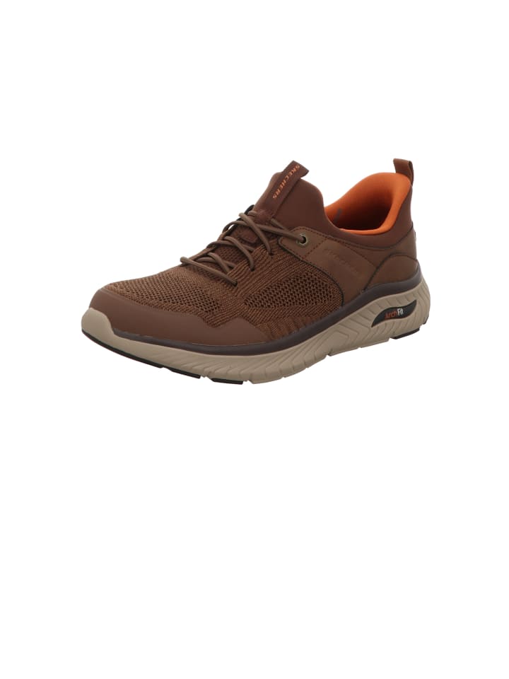 

Кроссовки на шнуровке Skechers, коричневый