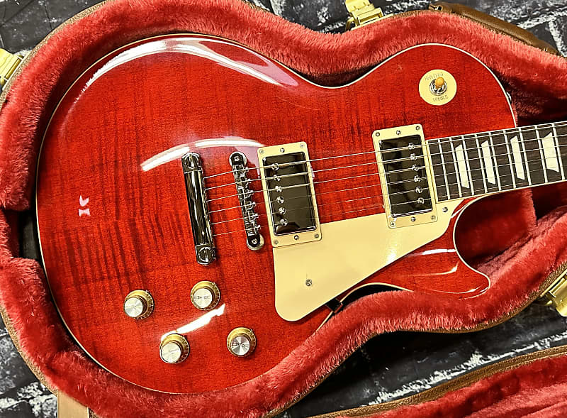 

Электрогитара Gibson Les Paul Standard '60s Figured Top 60s Cherry 2023 New Unplayed Auth Dlr 9lb 9oz #289