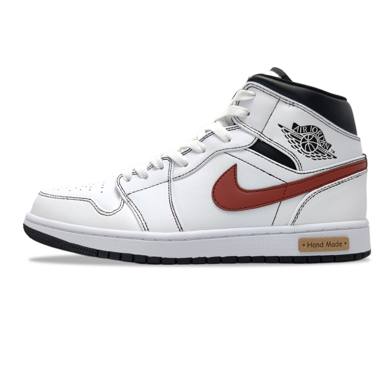 

Баскетбольные кроссовки Air 1 Basketball Shoes Men Mid-Top White Jordan