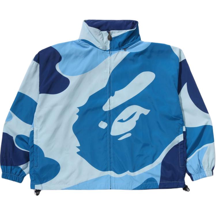 

A BATHING APE Камуфляжная толстовка с капюшоном, Blue