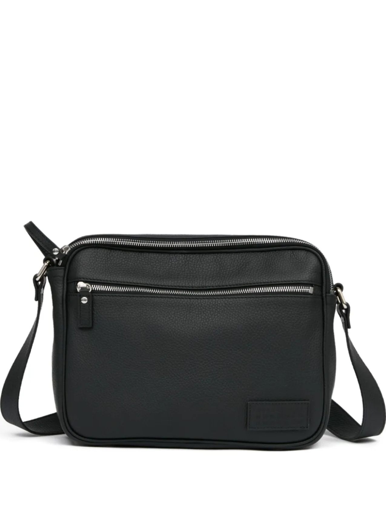 

Сумка-мессенджер из текстурированной кожи MM6 Maison Margiela, черный