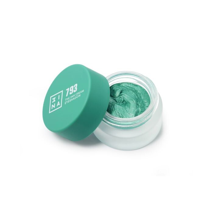 

Тени для век The 24H Cream Eyeshadow Sombra de Ojos en Crema 3Ina, 793 Verde Turquesa