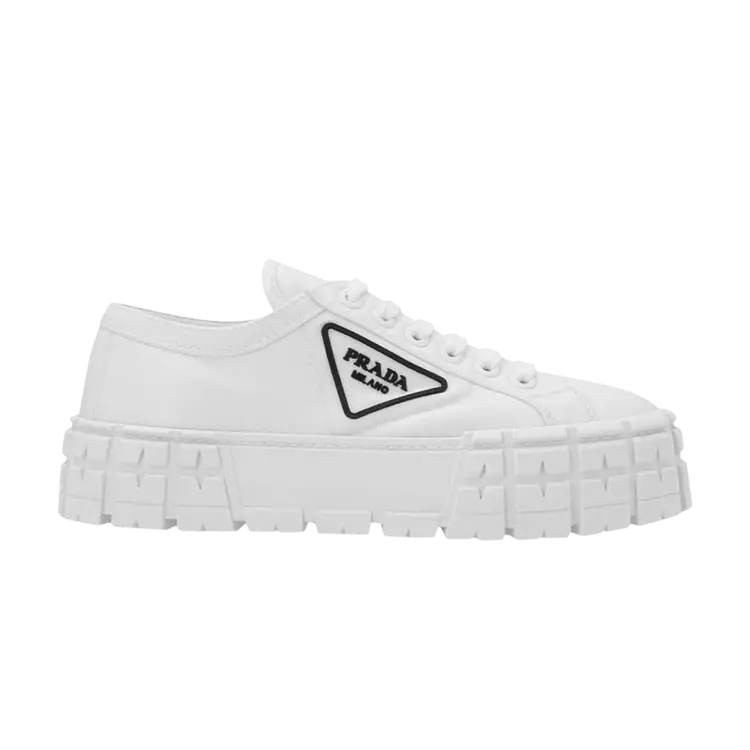 Кроссовки Prada Wmns Gabardine Wheel Platform 'White', белый