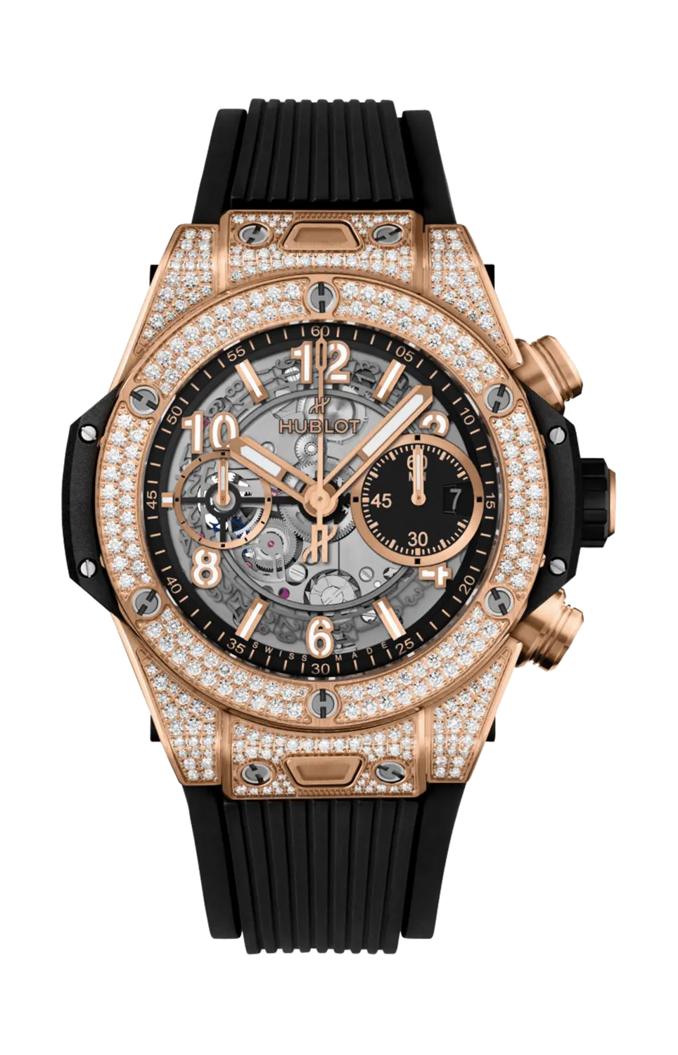 

Часы Hublot Big bang unico king gold 42 мм