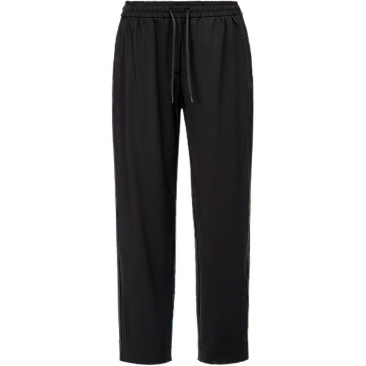 

Брюки с зауженным низом, средней посадкой, длина 7/8, повседневные, женские Lululemon, черный